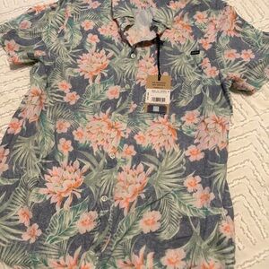 NWT Men’s Chubbies The Resort Wear (Slub Poplin Friday Shirt)